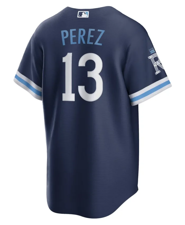 Salvador Perez Kansas City Royals City Connect Replica Player Jersey - Navy