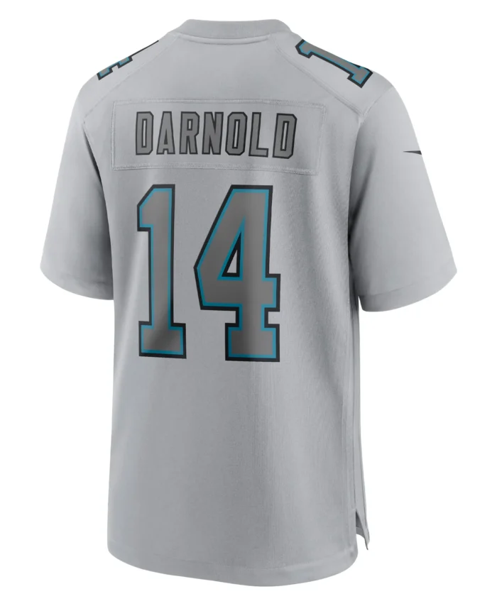Sam Darnold Carolina Panthers Atmosphere Fashion Game Jersey - Gray
