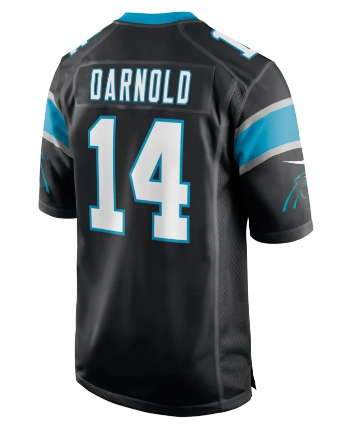Sam Darnold Carolina Panthers Game Player Jersey - Black