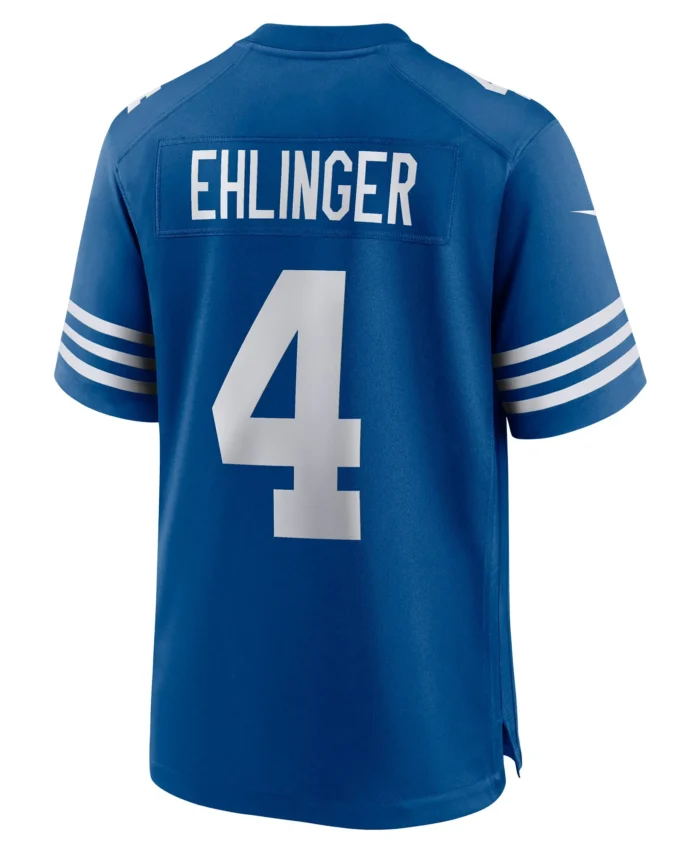 Sam Ehlinger Indianapolis Colts Game Player Jersey - Blue