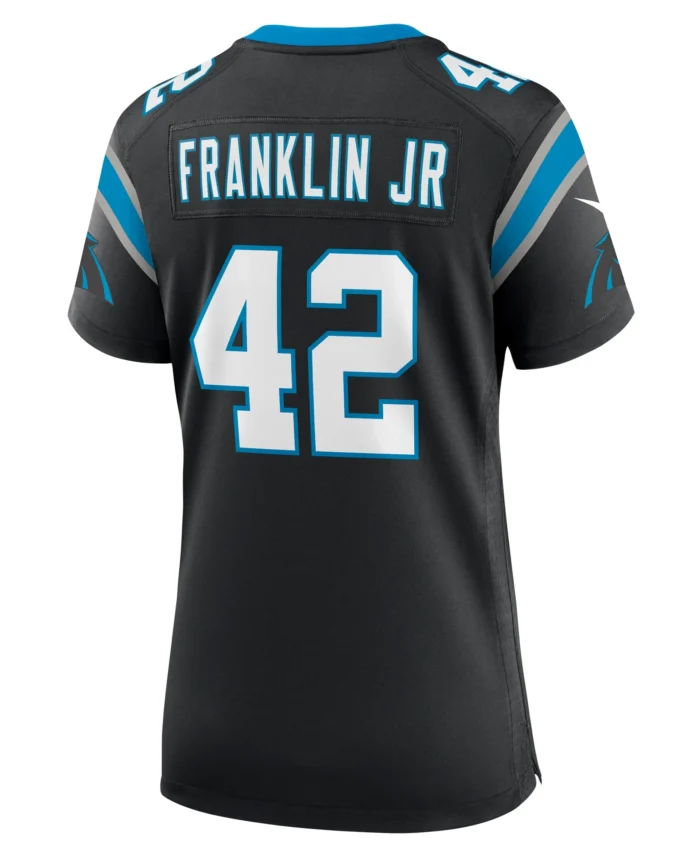 Sam Franklin Jr. Carolina Panthers Women's Team Game Jersey - Black