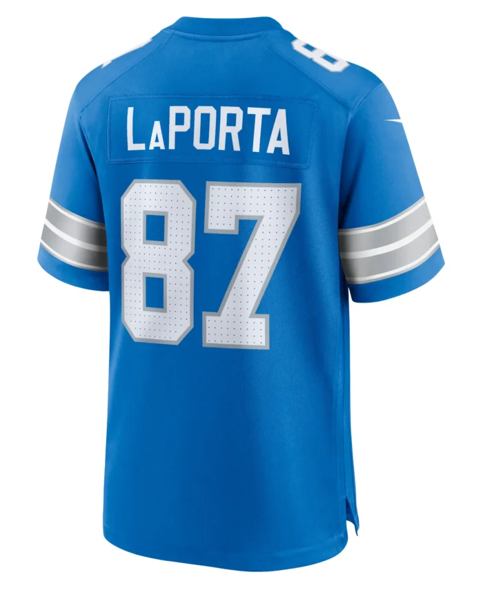 Sam LaPorta Detroit Lions Game Jersey - Blue