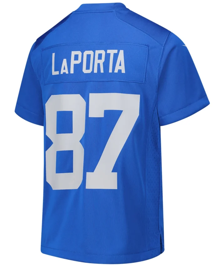 Sam LaPorta Detroit Lions Youth Alternate Game Jersey -  Blue