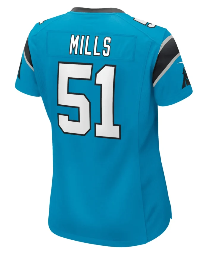 Sam Mills Carolina Panthers Women's Retired Player Jersey - Blue