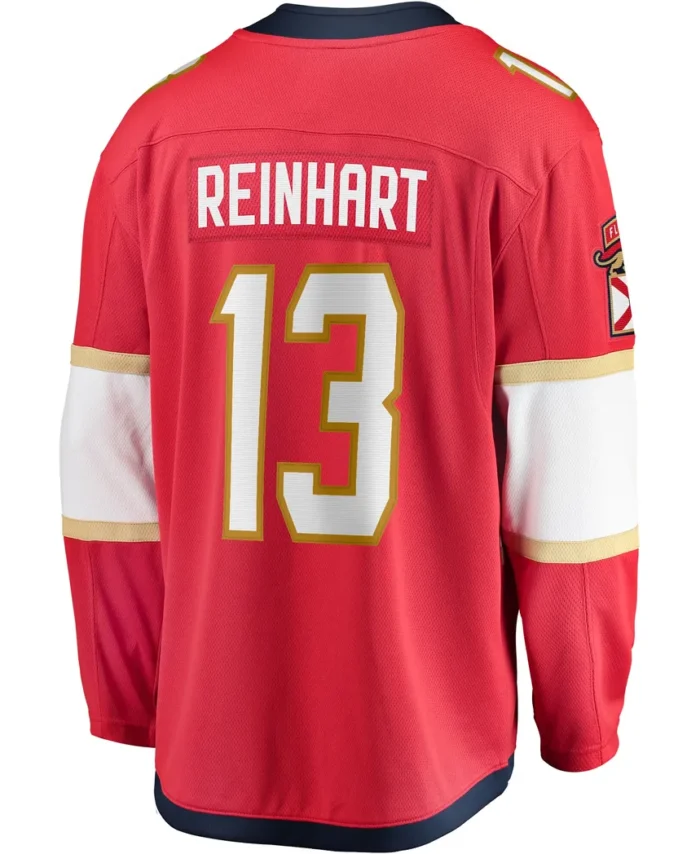 Sam Reinhart Florida Panthers Fanatics Home 2024 Stanley Cup Champions Breakaway Player Jersey?? Red