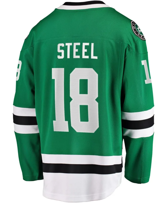 Sam Steel Dallas Stars Fanatics Home Breakaway Jersey - Kelly Green