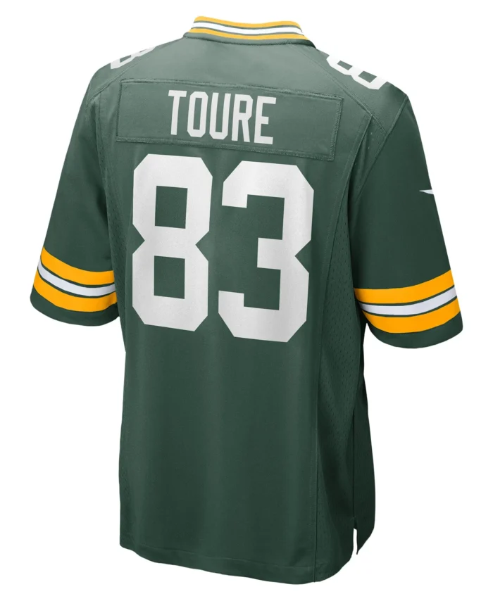 Samori Toure Green Bay Packers Game Player Jersey - Green
