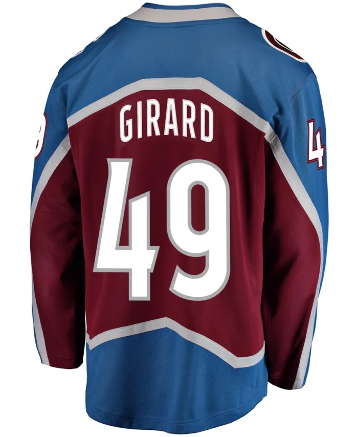 Samuel Girard Colorado Avalanche Fanatics Breakaway Player Jersey - Burgundy