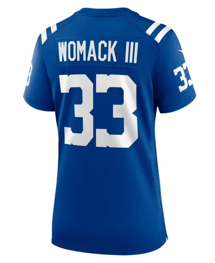 Samuel Womack III Indianapolis Colts Women's  Game Jersey -  Royal
