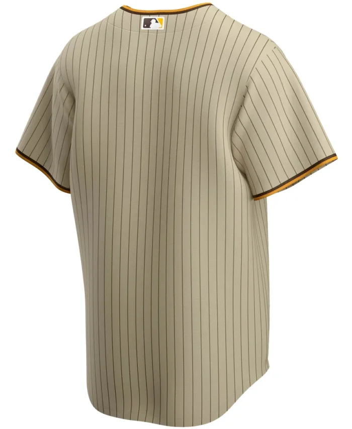 San Diego Padres Alternate Replica Team Jersey- Tan