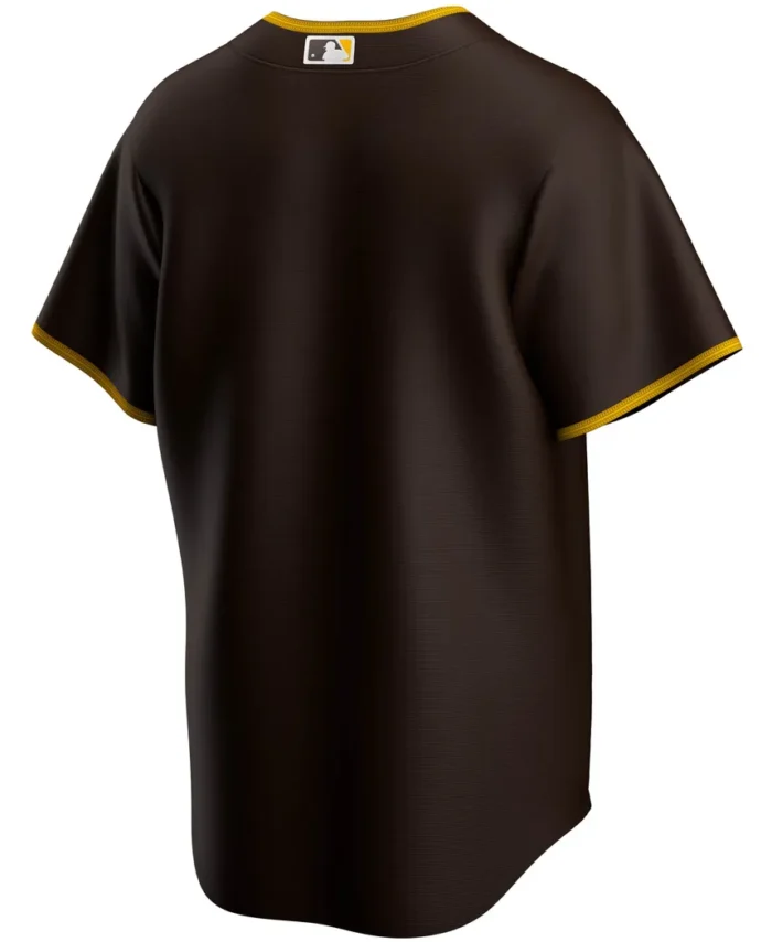 San Diego Padres Road Replica Team Jersey- Brown