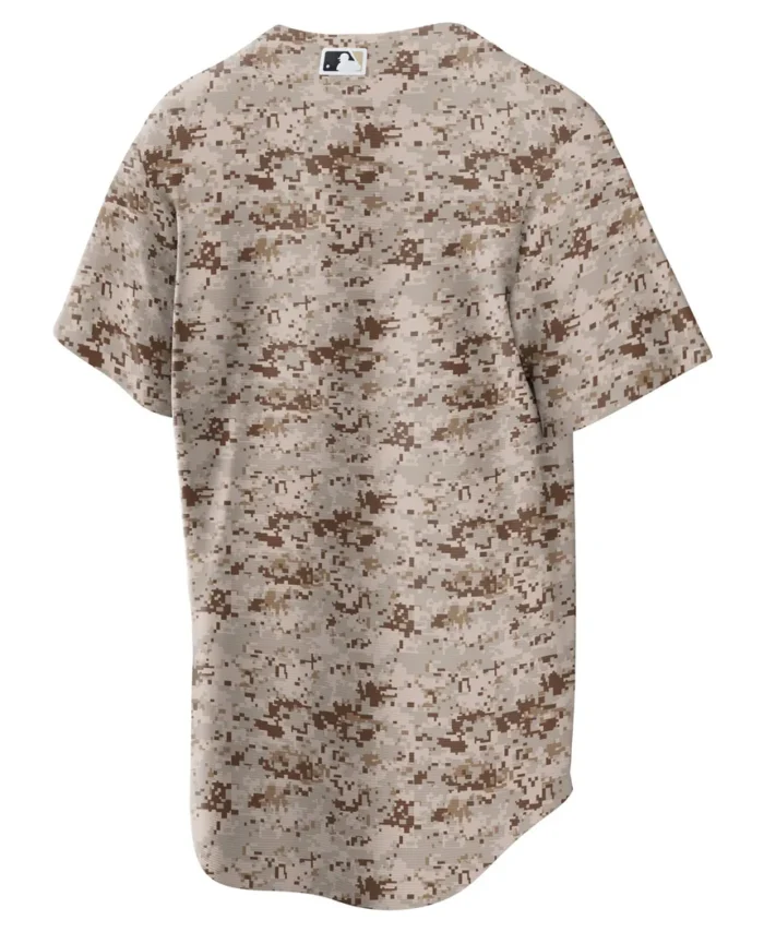 San Diego Padres USMC Alternate Replica Team Jersey- Camo