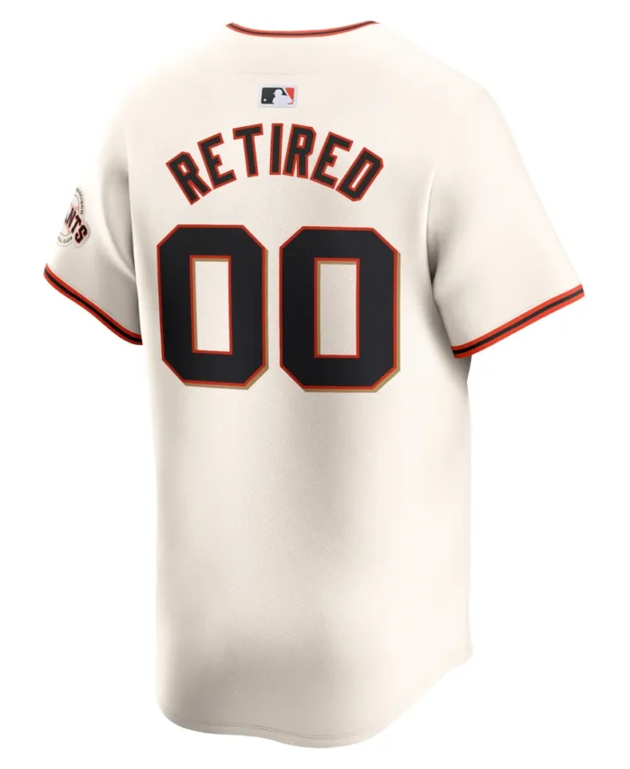 San Francisco Giants Home Limited Pick-A-Player Retired Roster Jersey - Cream