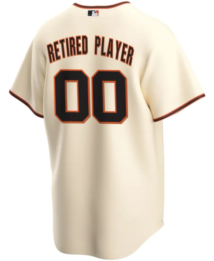 San Francisco Giants Home Pick-A-Player Retired Roster Replica Jersey - Cream