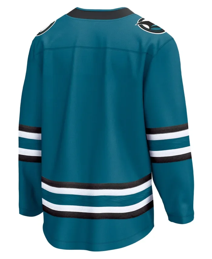 San Jose Sharks Fanatics Home Breakaway Jersey - Teal