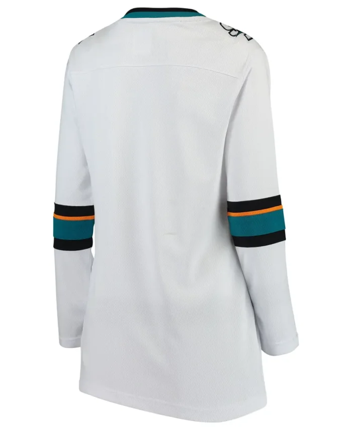 San Jose Sharks Fanatics Women Away Breakaway Jersey - White