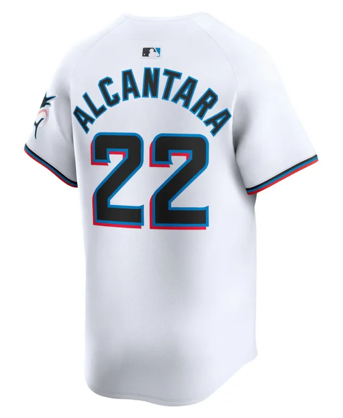 Sandy Alcantara Miami Marlins Home Limited Player Jersey - White