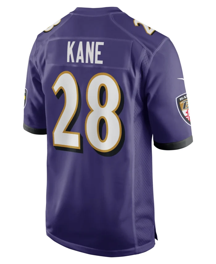 Sanoussi Kane Baltimore Ravens Team Game Jersey -  Purple