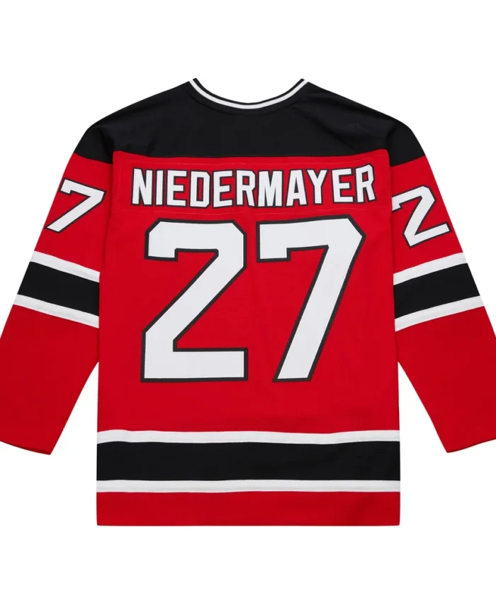 Scott Niedermayer New Jersey Devils Mitchell Ness Big Tall 1999/00 Blue Line 2.0 Jersey - Red