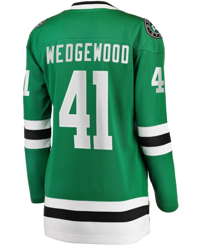 Scott Wedgewood Dallas Stars Fanatics Women Home Breakaway Player Jersey - Kelly Green