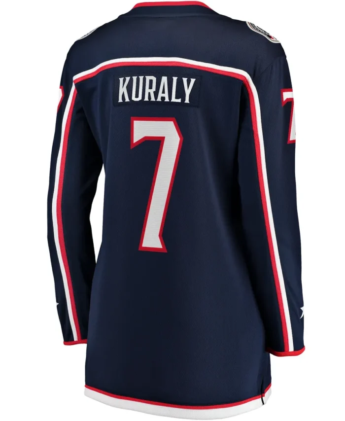 Sean Kuraly Columbus Blue Jackets Fanatics Women Home Breakaway Player Jersey - Navy