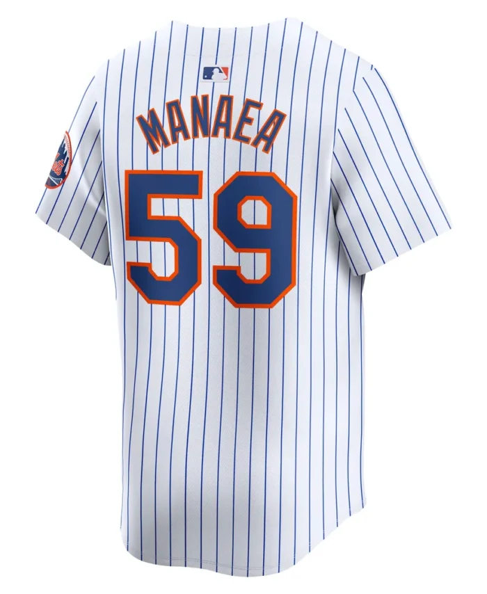 Sean Manaea New York Mets Home Limited Player Jersey- White