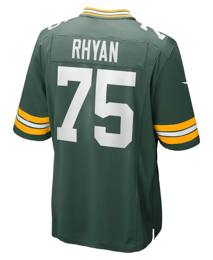 Sean Rhyan Green Bay Packers Game Player Jersey - Green