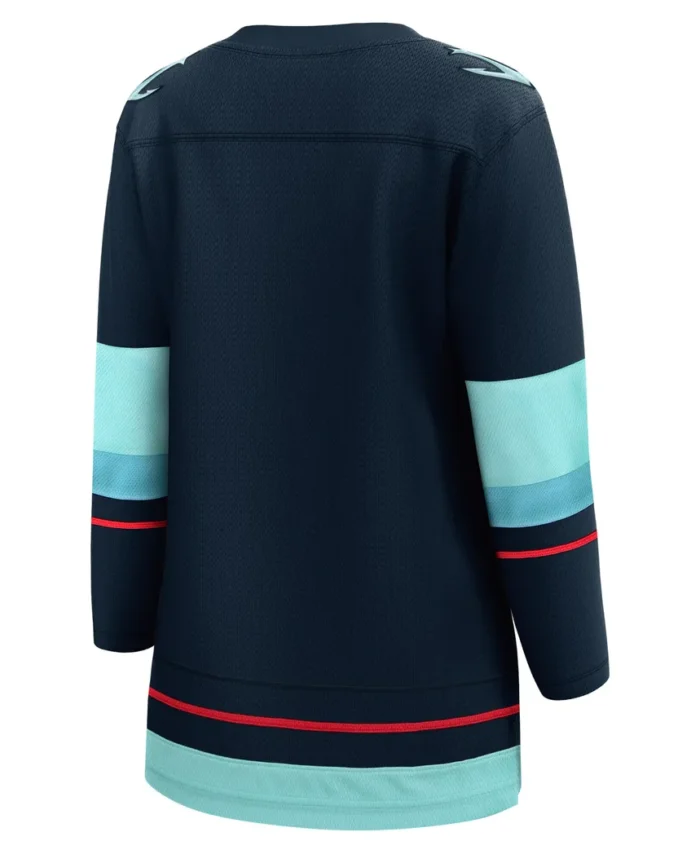 Seattle Kraken Fanatics Women Home Breakaway Jersey - Navy