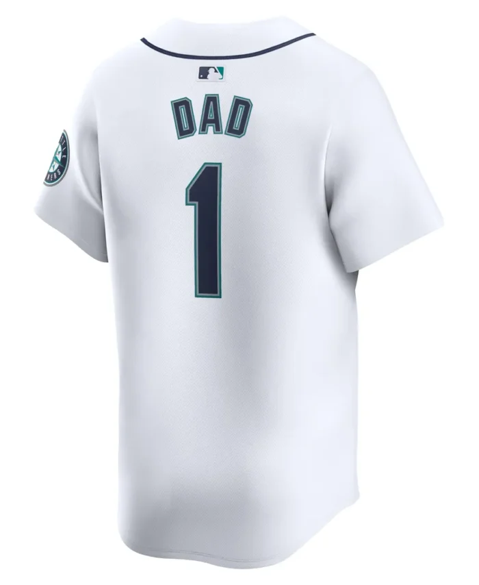 Seattle Mariners Dad Home Limited Jersey- White