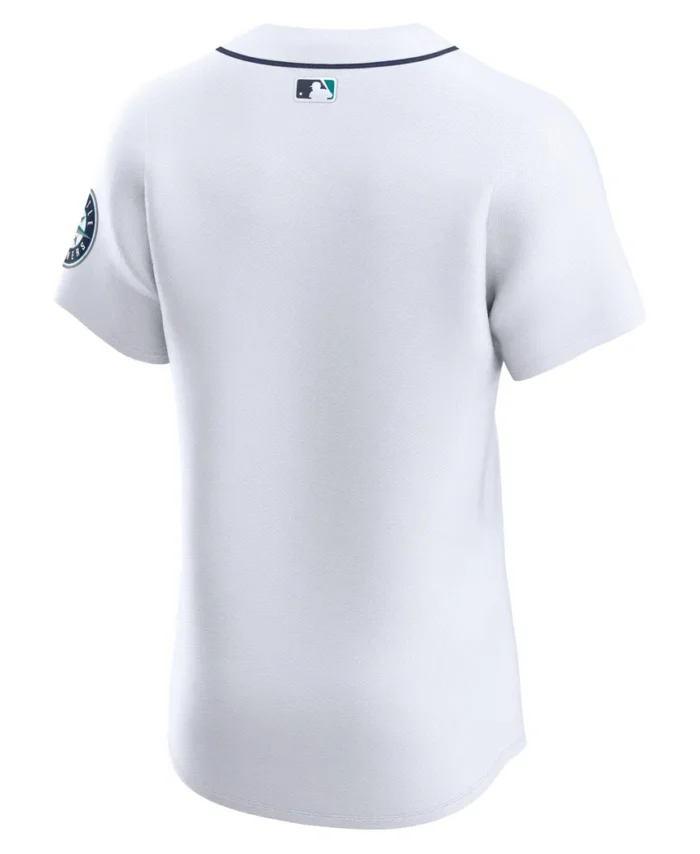Seattle Mariners Home Elite Jersey- White