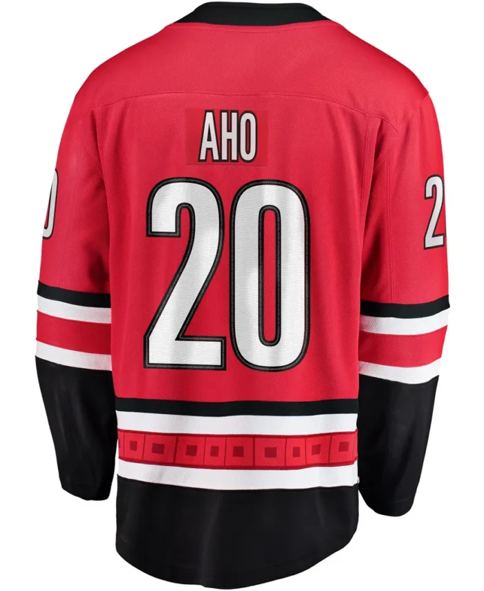 Sebastian Aho Carolina Hurricanes Fanatics Alternate Breakaway Player Jersey - Red