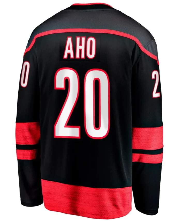 Sebastian Aho Carolina Hurricanes Fanatics Home Breakaway Jersey - Black