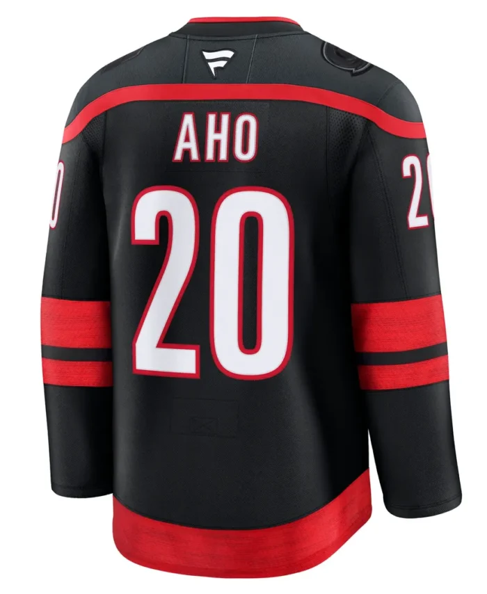 Sebastian Aho Carolina Hurricanes Fanatics Home Premium Jersey - Black