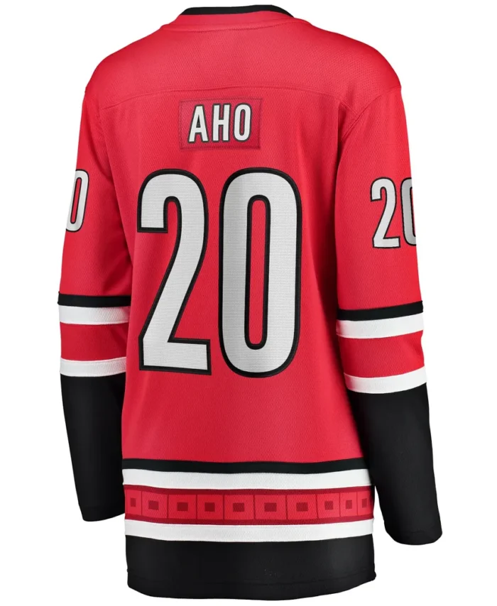 Sebastian Aho Carolina Hurricanes Fanatics Women Alternate Breakaway Player Jersey - Red