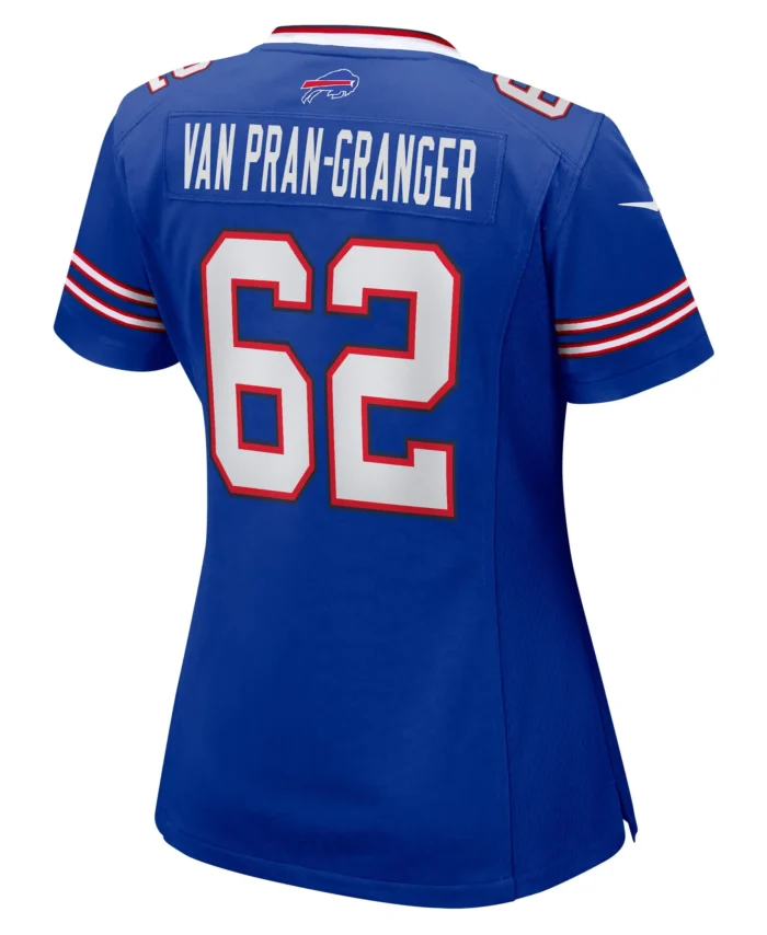 Sedrick Van Pran-Granger Buffalo Bills Women's Game Jersey -  Royal