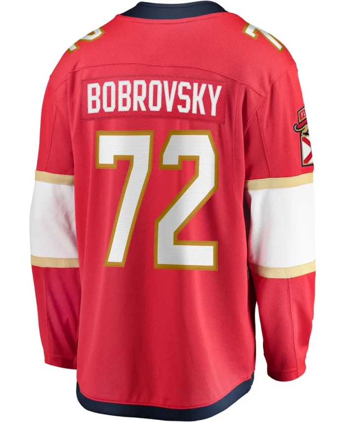 Sergei Bobrovsky Florida Panthers Fanatics Home 2024 Stanley Cup Champions Breakaway Player Jersey?? Red