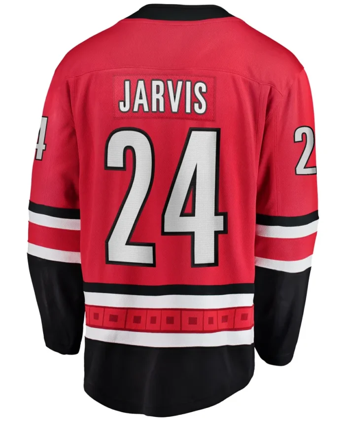 Seth Jarvis Carolina Hurricanes Fanatics Alternate Breakaway Player Jersey - Red