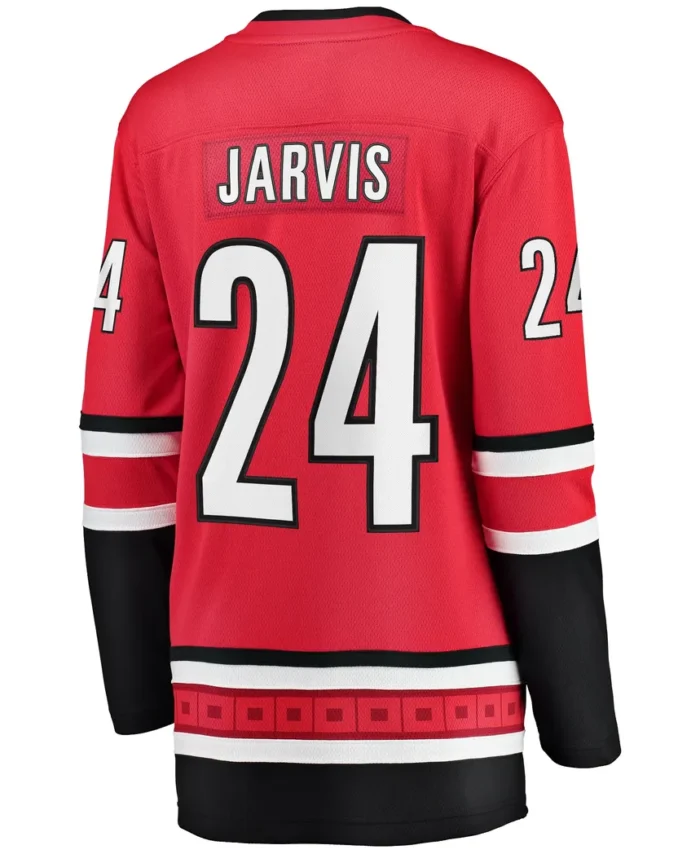 Seth Jarvis Carolina Hurricanes Fanatics Women Alternate Breakaway Player Jersey - Red