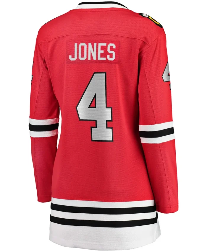 Seth Jones Chicago Blackhawks Fanatics Women Home Breakaway Player Jersey - Red
