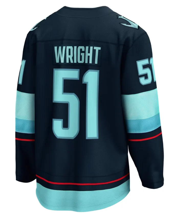 Shane Wright Seattle Kraken Fanatics Men Home Breakaway Player Jersey - Deep Sea Blue