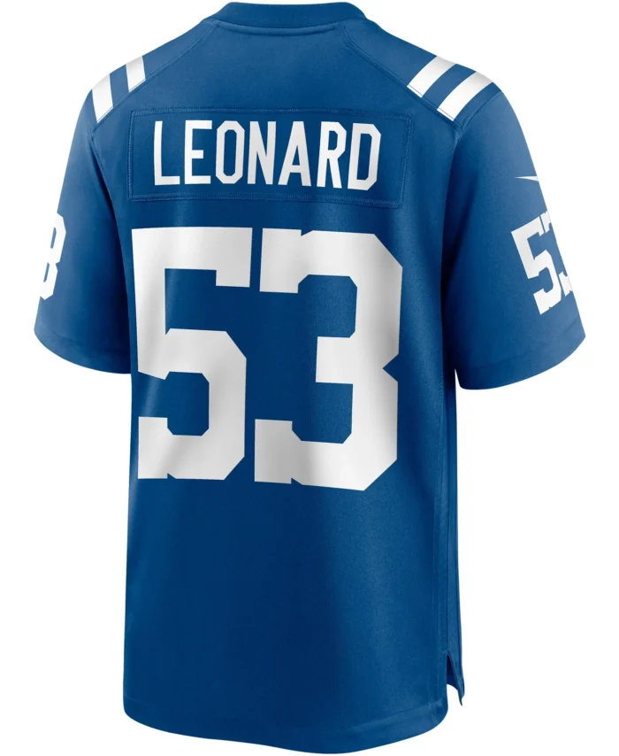 Shaquille Leonard Indianapolis Colts Game Player Jersey - Royal