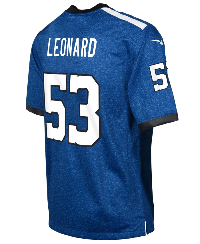 Shaquille Leonard Indianapolis Colts Youth Game Jersey - Blue
In Stock - This item will ship within 2 business days.