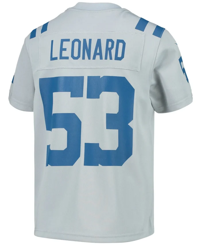 Shaquille Leonard Indianapolis Colts Youth Inverted Team Game Jersey - Gray
In Stock - This item will ship within 2 business days.
