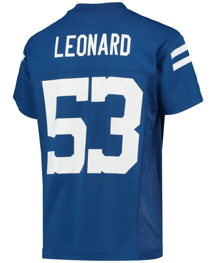 Shaquille Leonard Indianapolis Colts Youth Replica Player Jersey - Royal
In Stock - This item will ship within 2 business days.