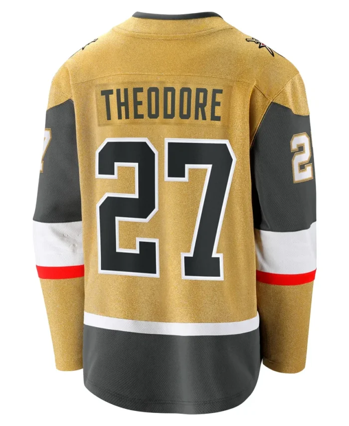 Shea Theodore Vegas Golden Knights Fanatics Home Breakaway Jersey - Gold