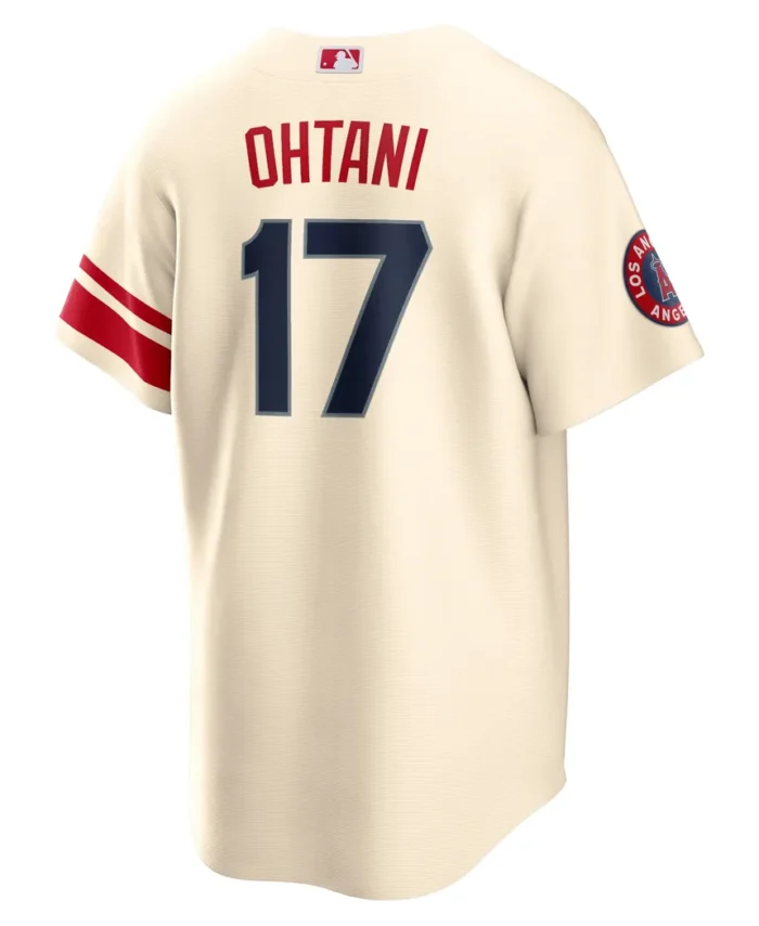 Shohei Ohtani Los Angeles Angels City Connect Replica Player Jersey - Cream