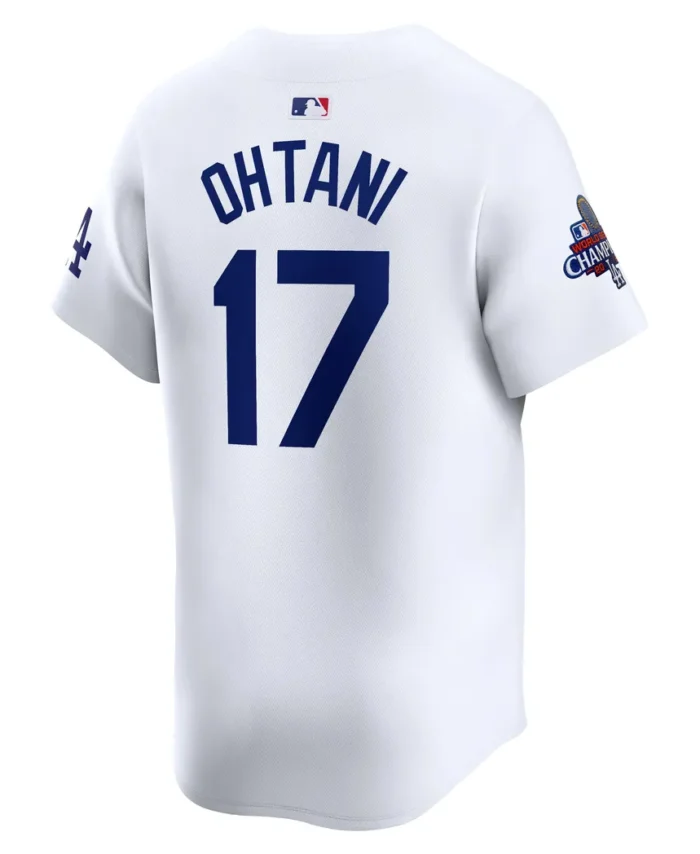 Shohei Ohtani Los Angeles Dodgers Home 2024 World Series Champions Limited Jersey - White