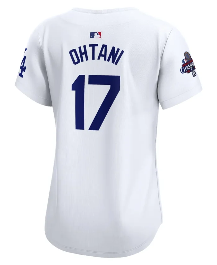 Shohei Ohtani Los Angeles Dodgers Women Home 2024 World Series Champions Limited Jersey - White