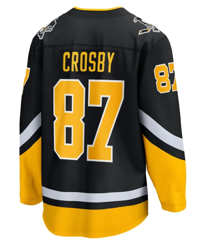 Sidney Crosby Pittsburgh Penguins Fanatics 2021/22 Alternate Premier Breakaway Player Jersey - Black