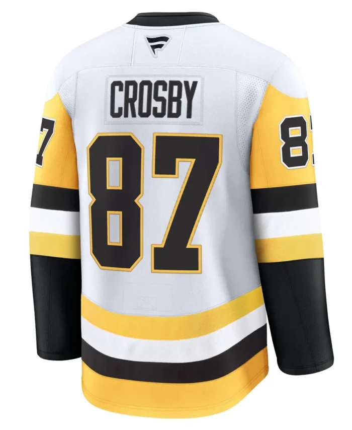 Sidney Crosby Pittsburgh Penguins Fanatics Away Premium Jersey - White